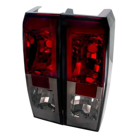 Overtime Altezza Tail Light for 05 to 10 Hummer H3 Red & Smoke - 15 x 20 x 30 in. OV516198
